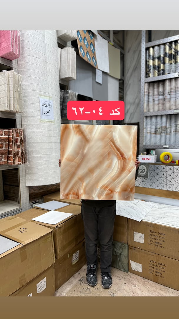 دیوار پوش فوم ماربل شیت 60*60 پشت چسب دار