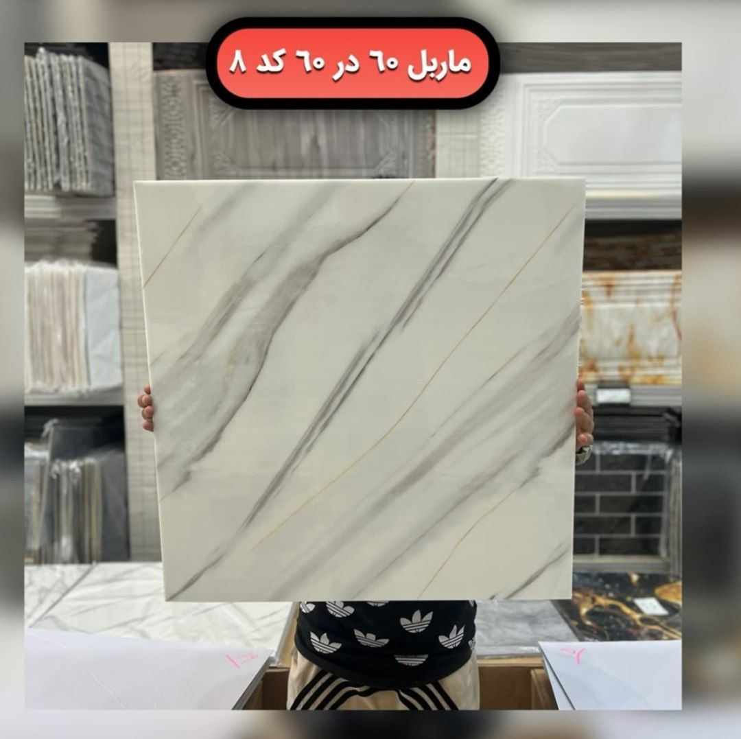 دیوار پوش فومی طرح فوم ماربل شیت 60*60 پشت چسب دار